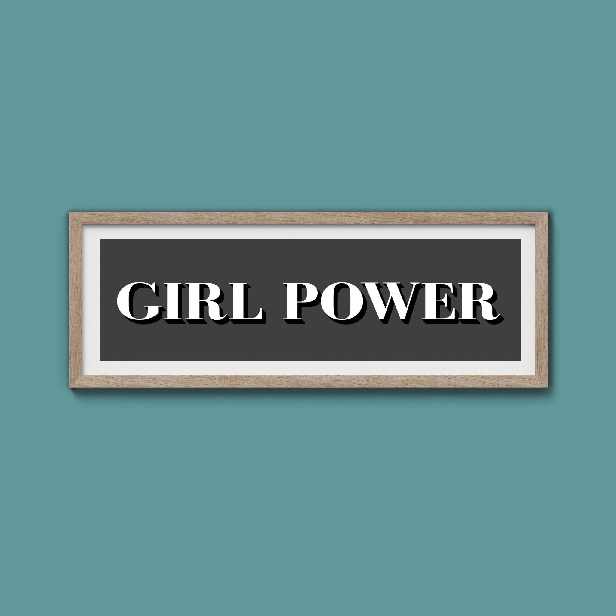 Girl Power Print - Above The Door