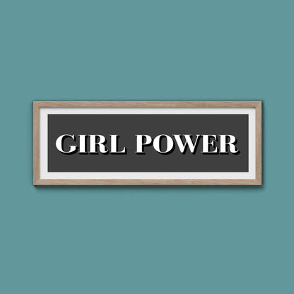 Girl Power Print - Above The Door