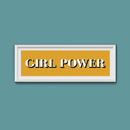 Girl Power Print - Above The Door