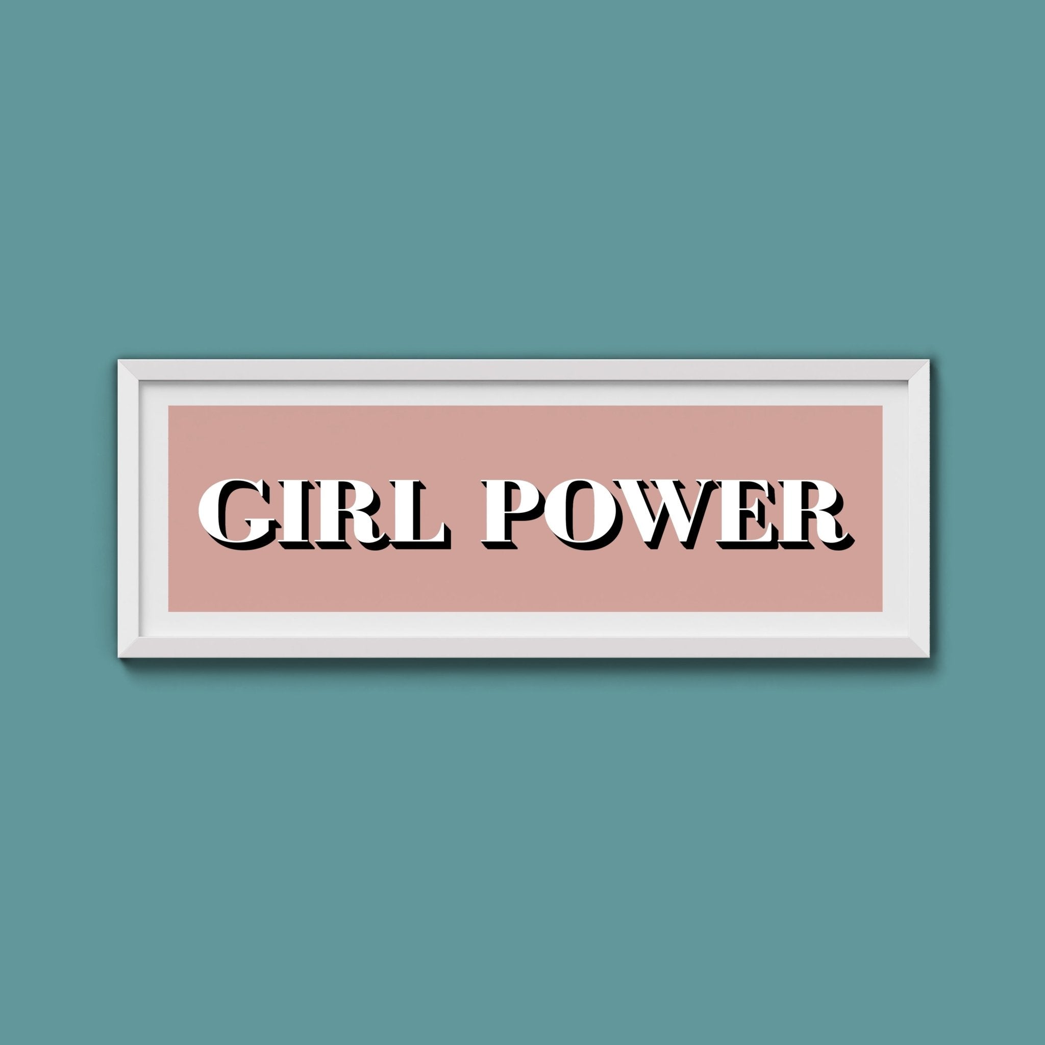 Girl Power Print - Above The Door