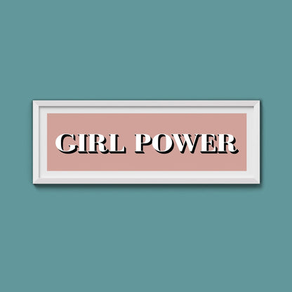 Girl Power Print - Above The Door