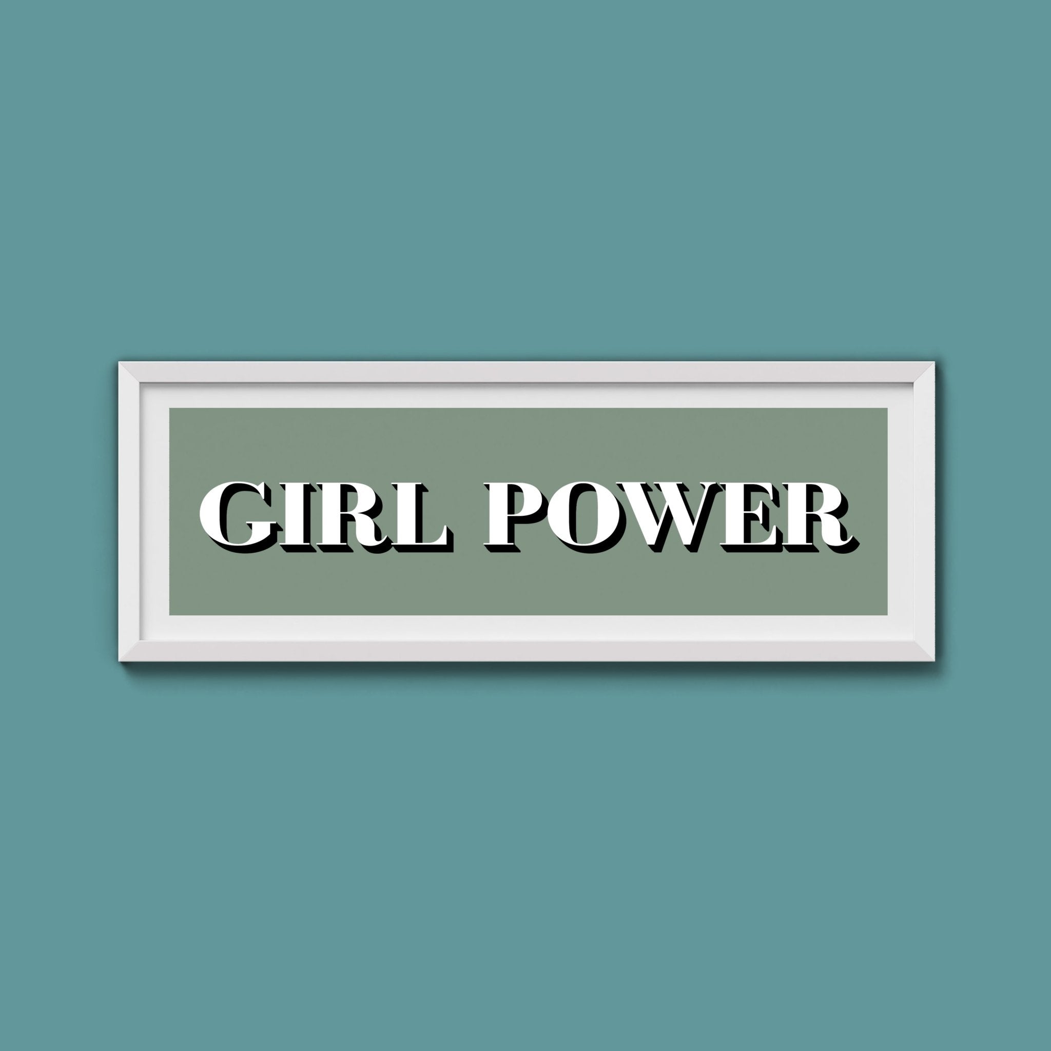 Girl Power Print - Above The Door