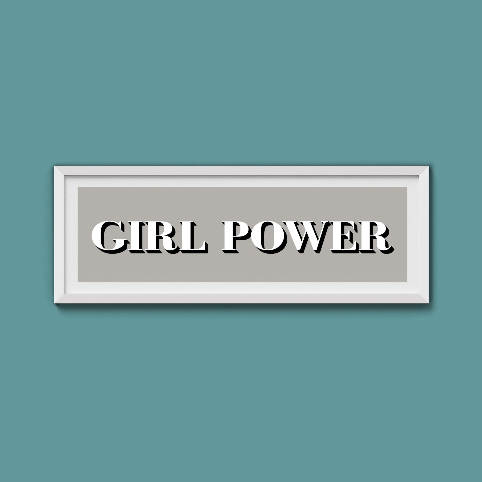 Girl Power Print - Above The Door