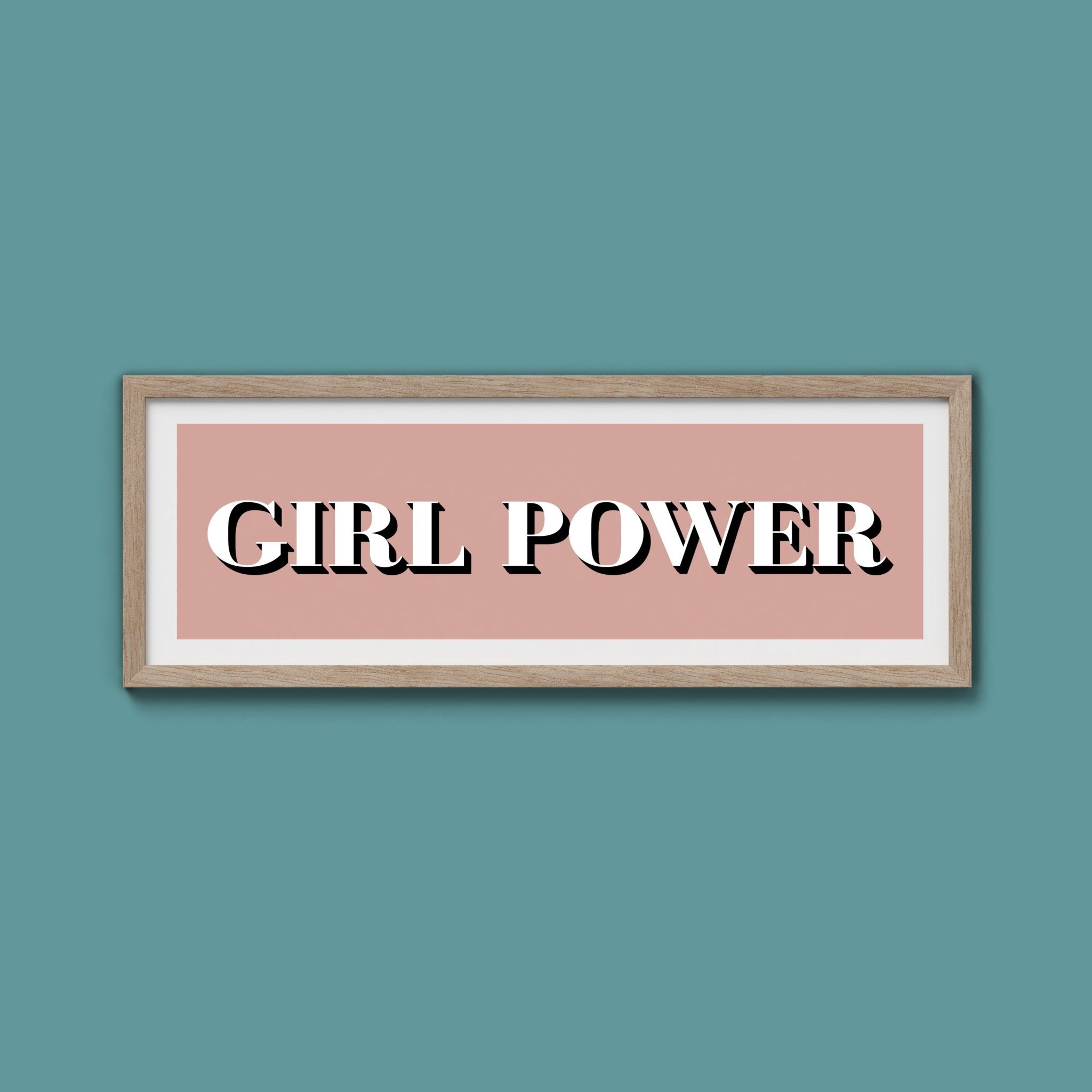 Girl Power Print - Above The Door
