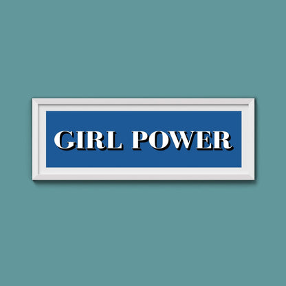 Girl Power Print - Above The Door