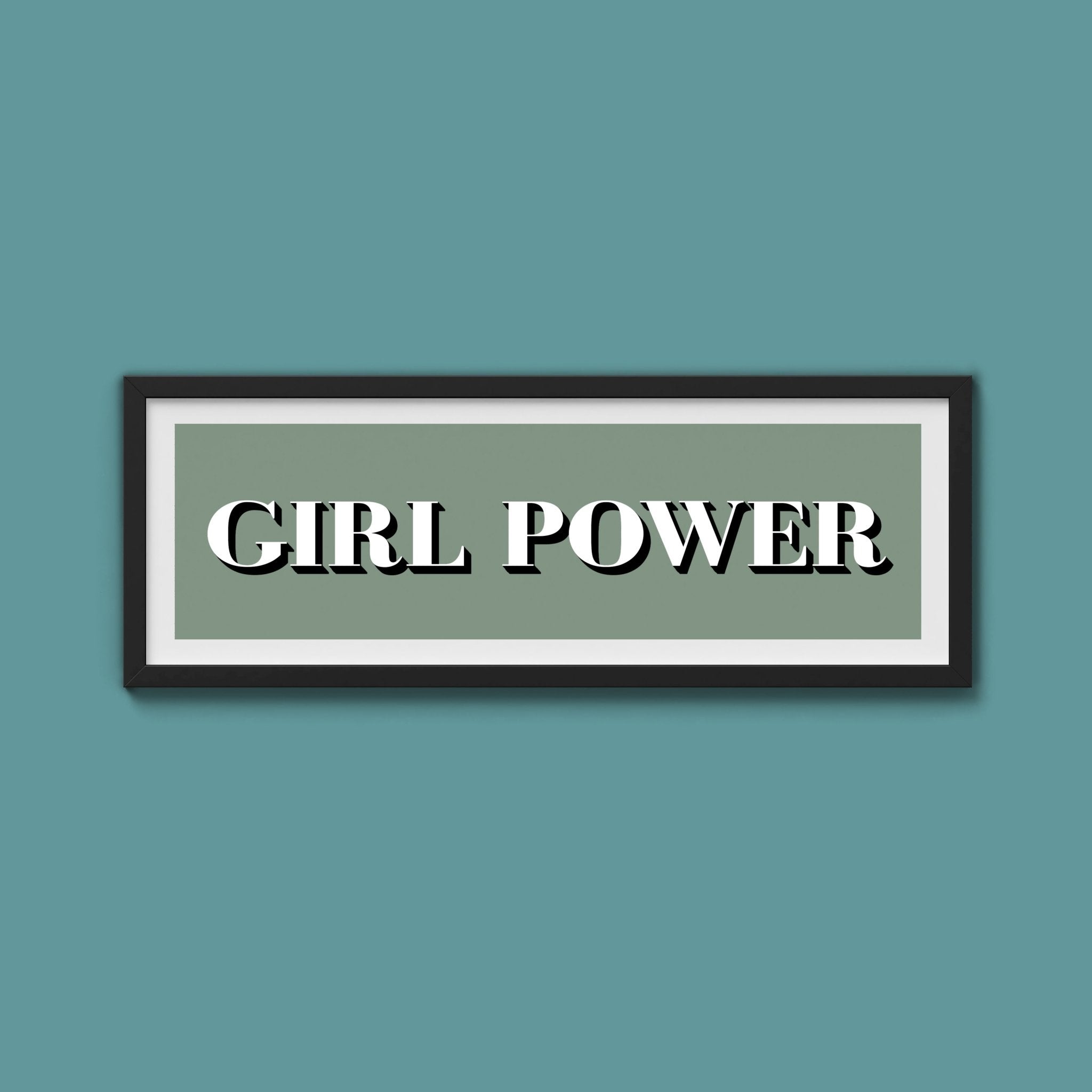 Girl Power Print - Above The Door