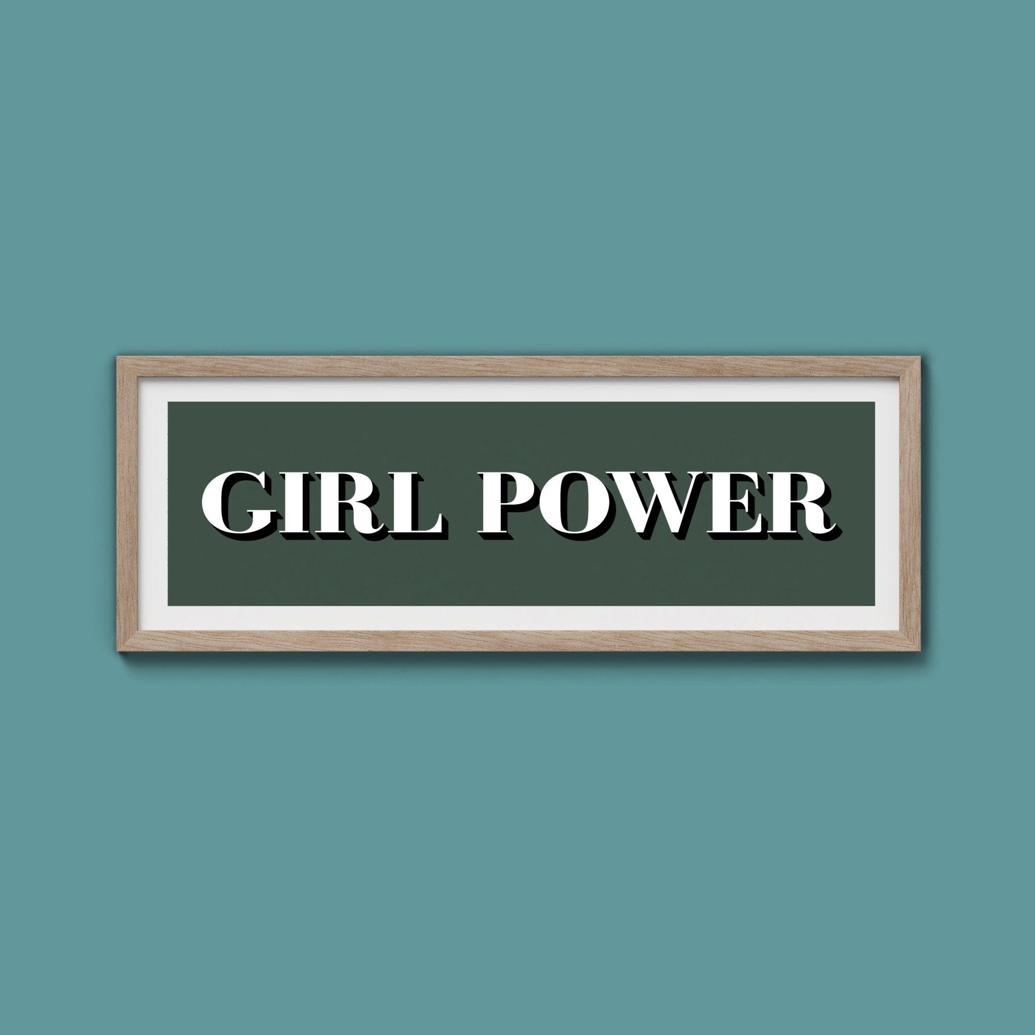 Girl Power Print - Above The Door