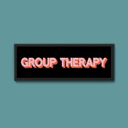 Group Therapy Framed Print (New Style) - Above The Door