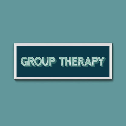 Group Therapy Framed Print (New Style) - Above The Door