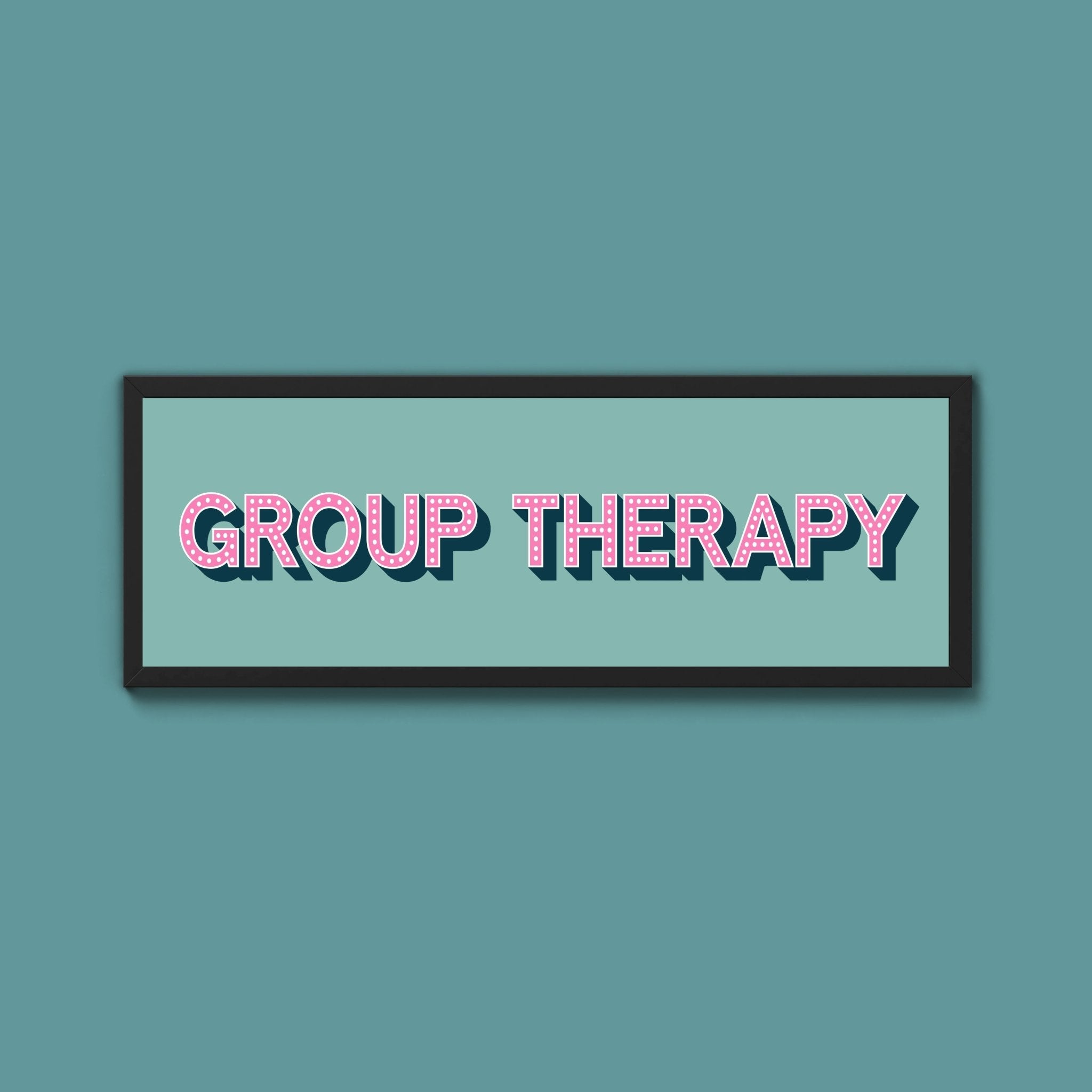 Group Therapy Framed Print (New Style) - Above The Door