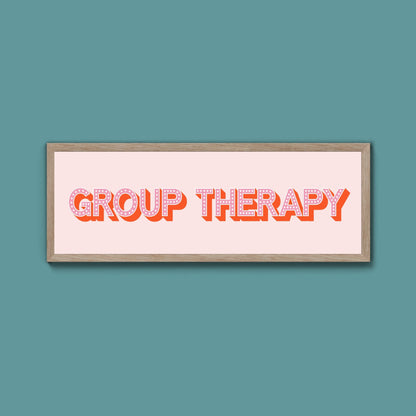 Group Therapy Framed Print (New Style) - Above The Door