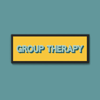 Group Therapy Framed Print (New Style) - Above The Door