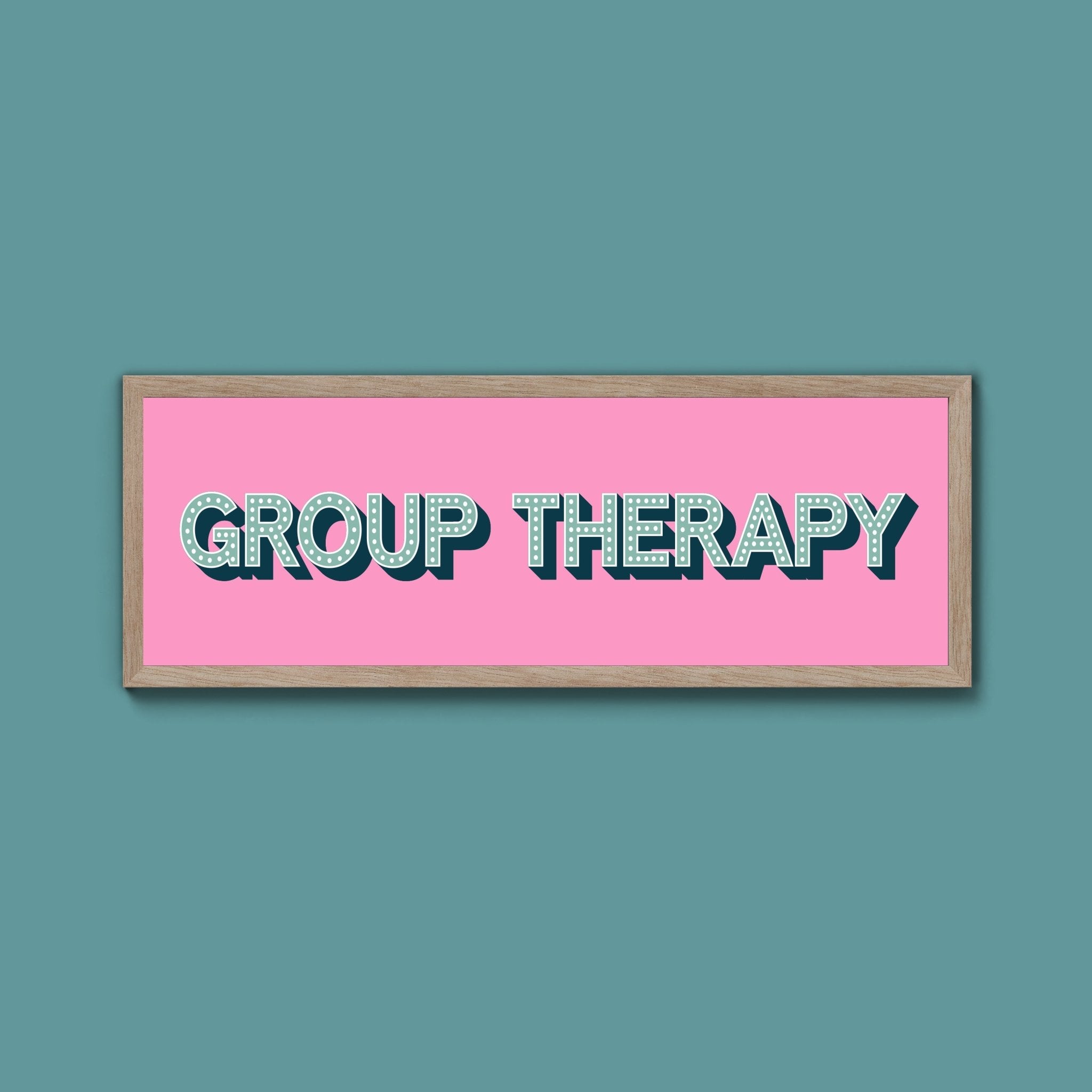 Group Therapy Framed Print (New Style) - Above The Door