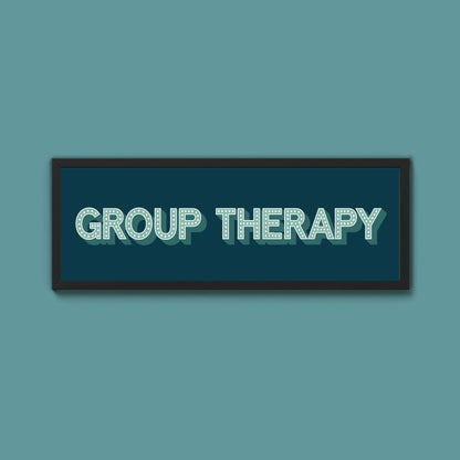 Group Therapy Framed Print (New Style) - Above The Door