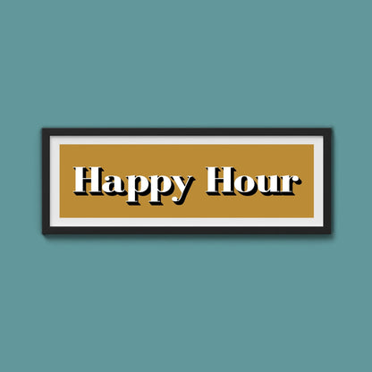 Happy Hour Print - Above The Door