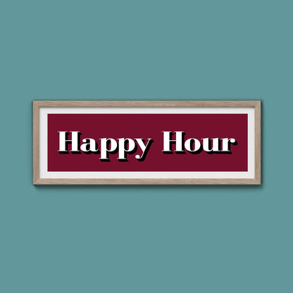 Happy Hour Print - Above The Door