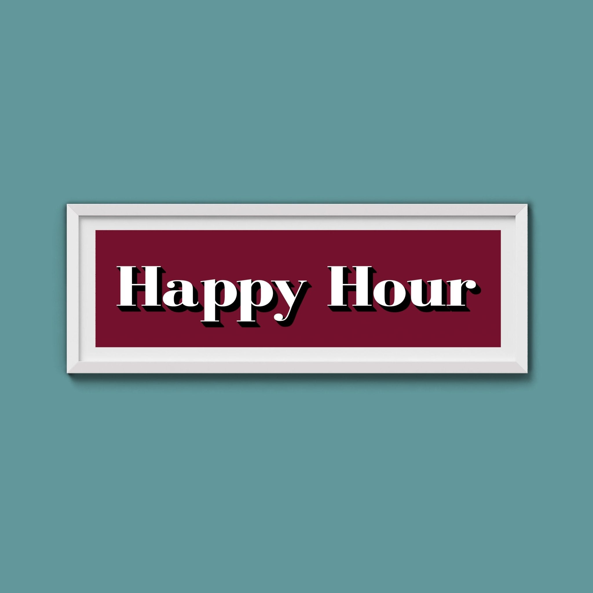 Happy Hour Print - Above The Door