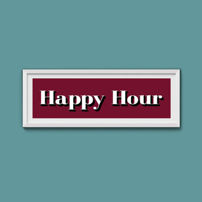 Happy Hour Print - Above The Door
