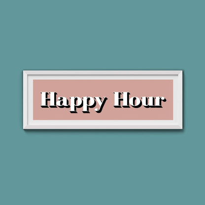 Happy Hour Print - Above The Door