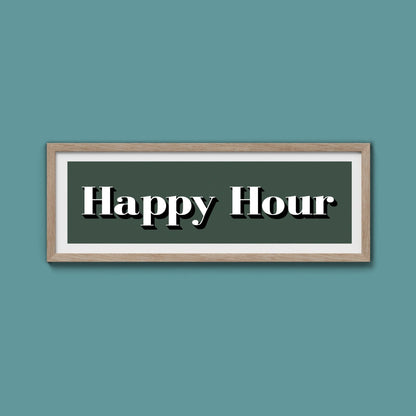 Happy Hour Print - Above The Door