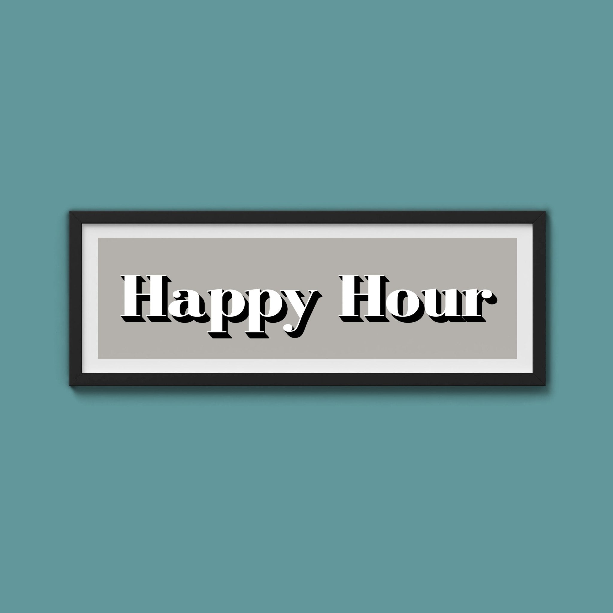 Happy Hour Print - Above The Door