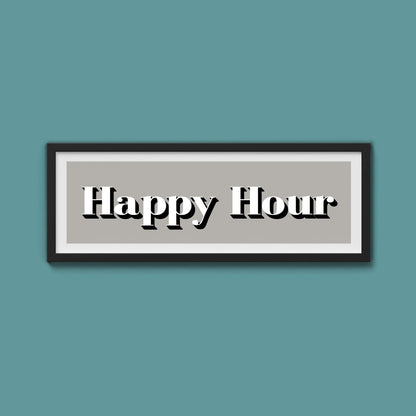 Happy Hour Print - Above The Door