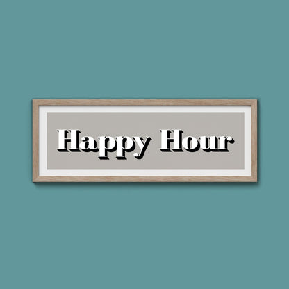Happy Hour Print - Above The Door