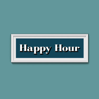 Happy Hour Print - Above The Door