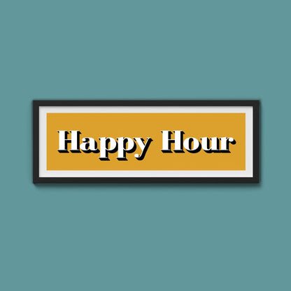 Happy Hour Print - Above The Door