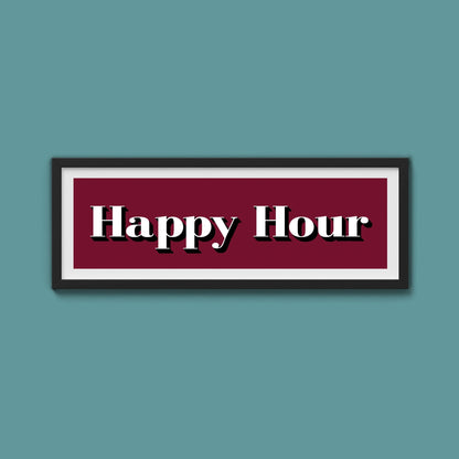 Happy Hour Print - Above The Door
