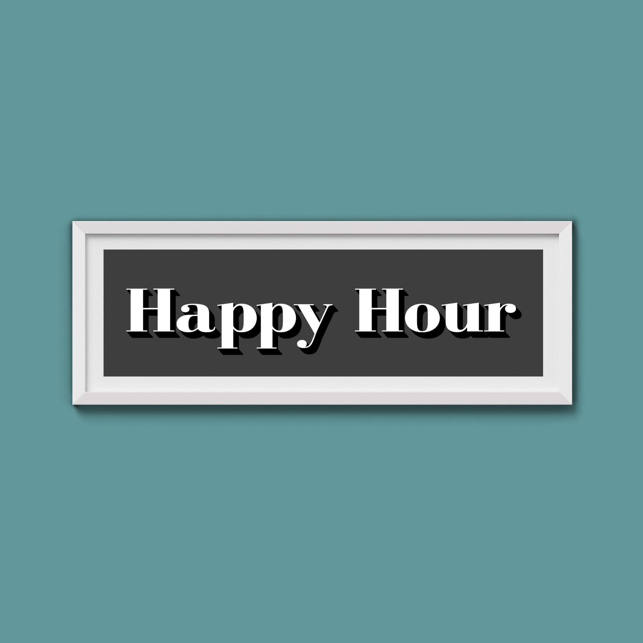 Happy Hour Print - Above The Door