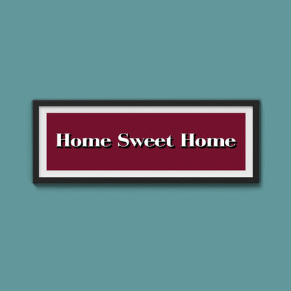 Home Sweet Home Print - Above The Door