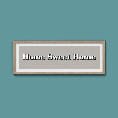 Home Sweet Home Print - Above The Door
