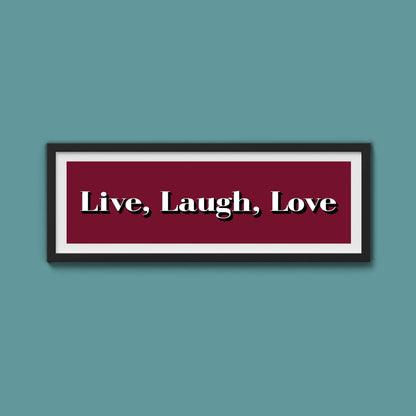 Live Laugh Love Print - Above The Door