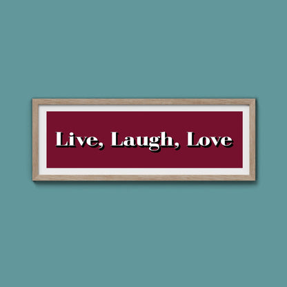 Live Laugh Love Print - Above The Door