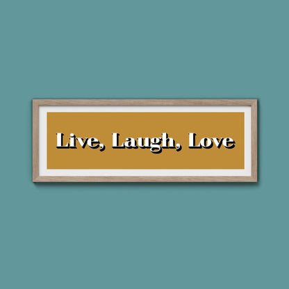 Live Laugh Love Print - Above The Door