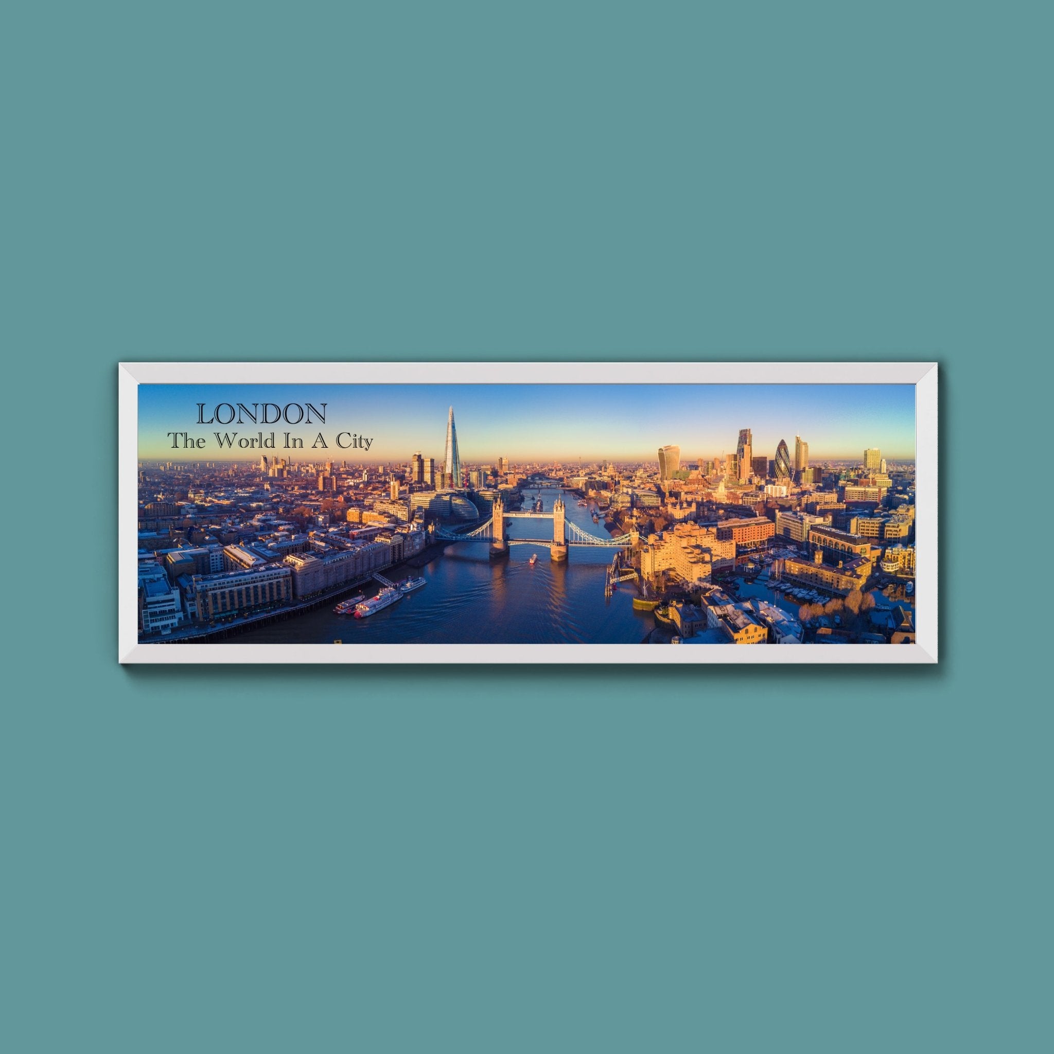 London City Framed Print - Above The Door