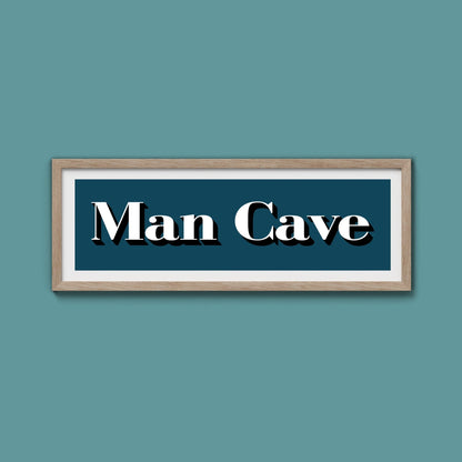 Man Cave Print - Above The Door