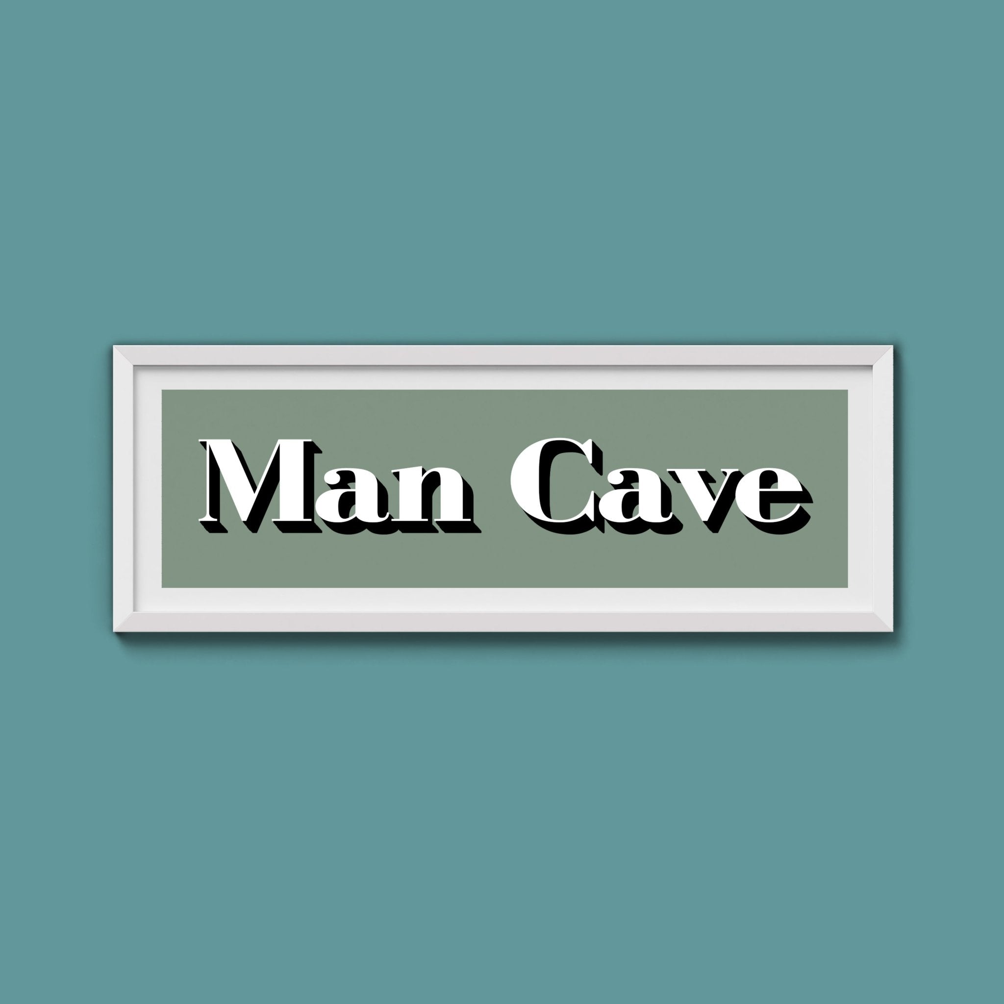 Man Cave Print - Above The Door