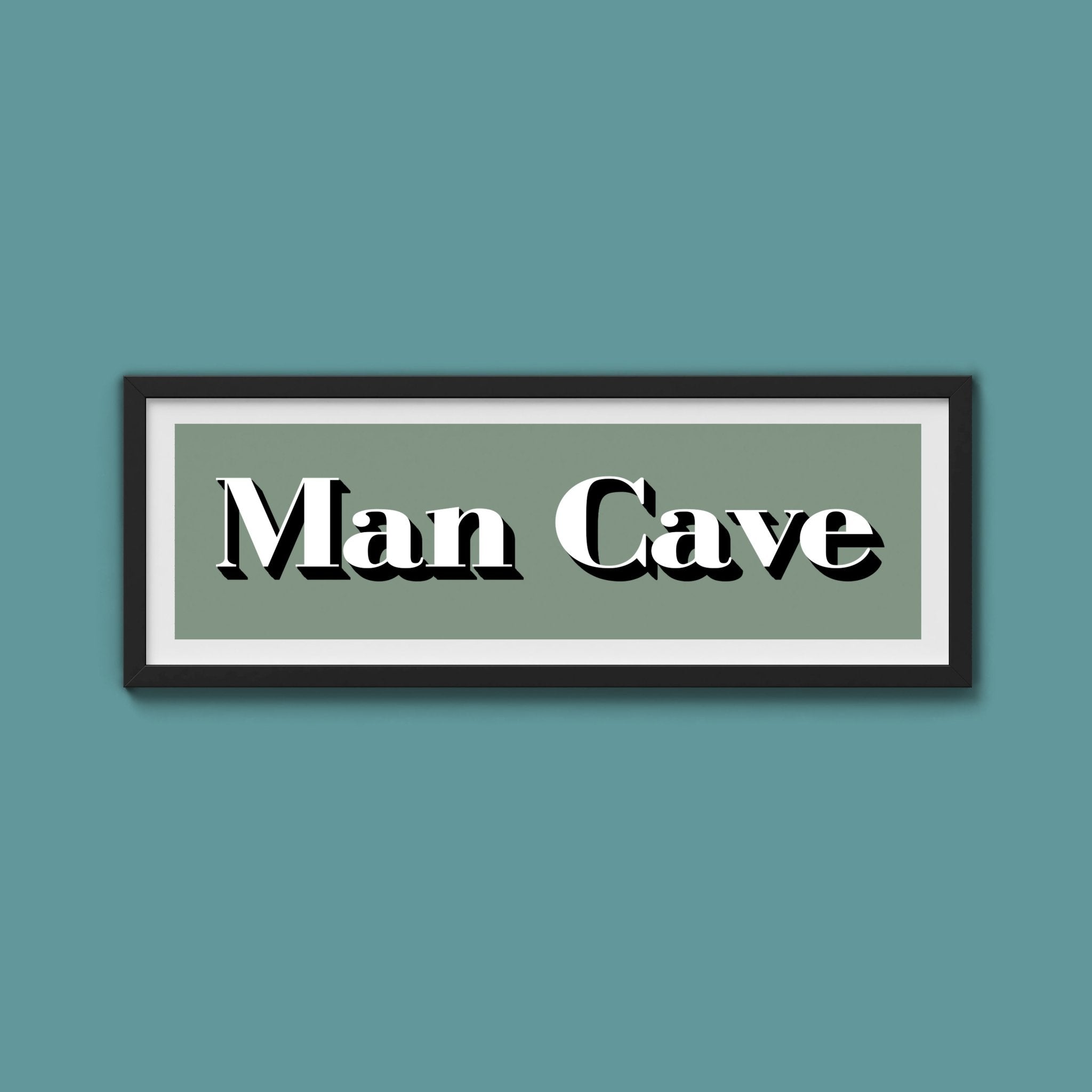 Man Cave Print - Above The Door