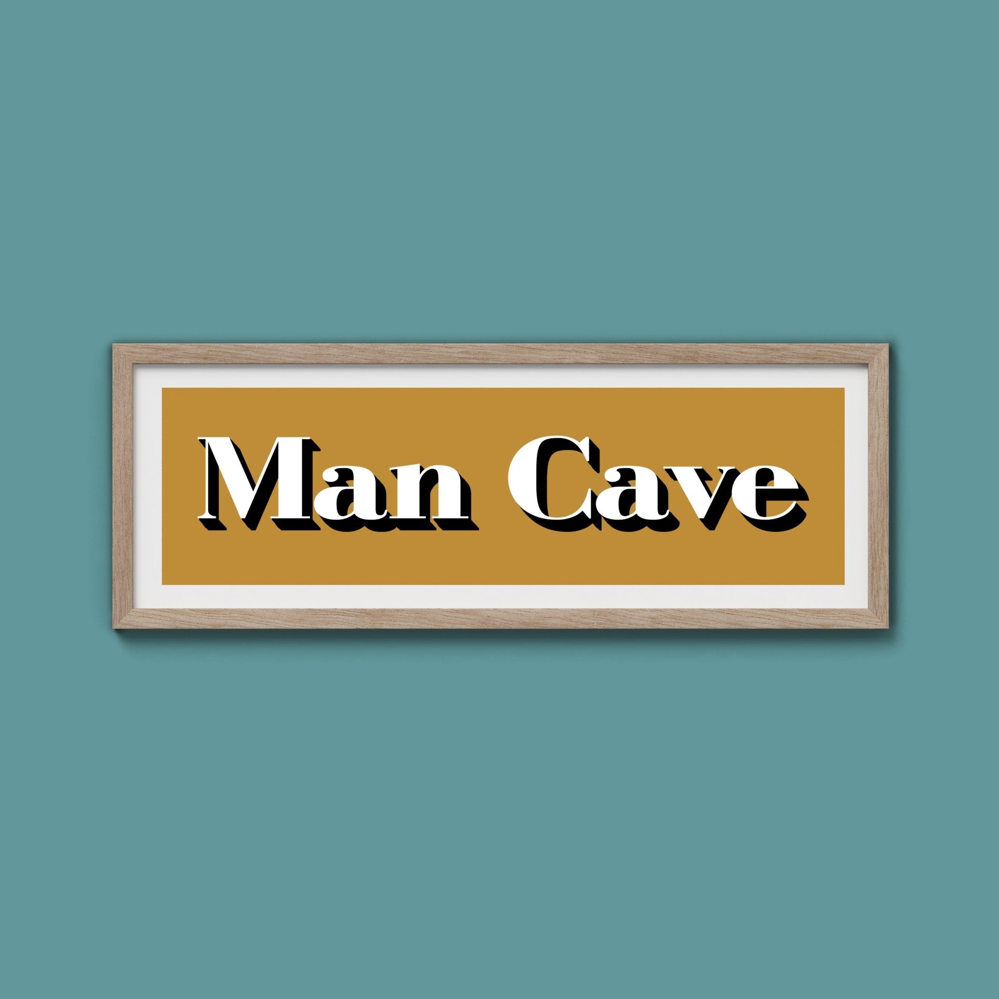 Man Cave Print - Above The Door
