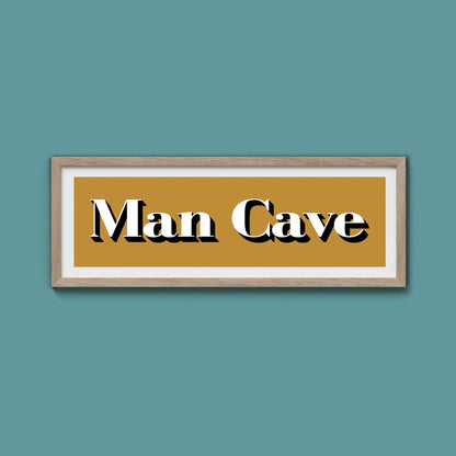 Man Cave Print - Above The Door