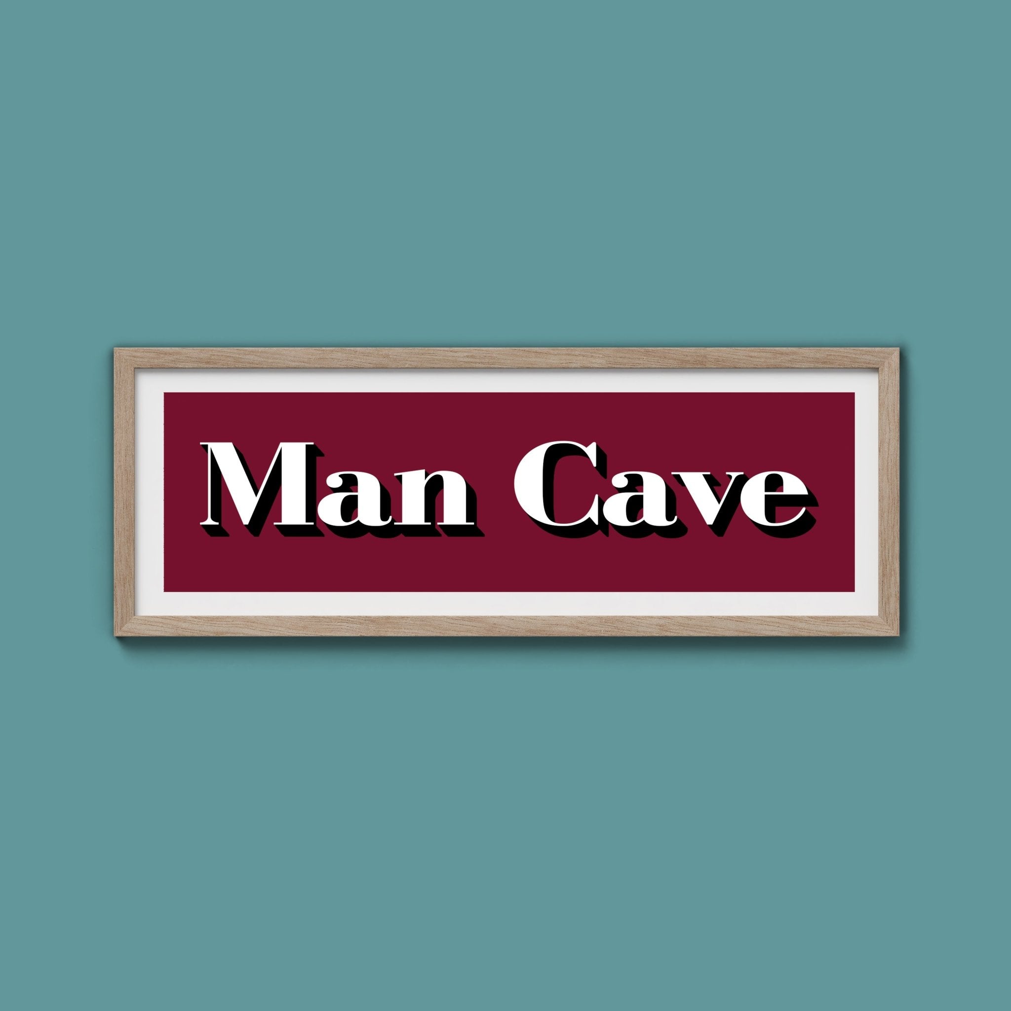 Man Cave Print - Above The Door