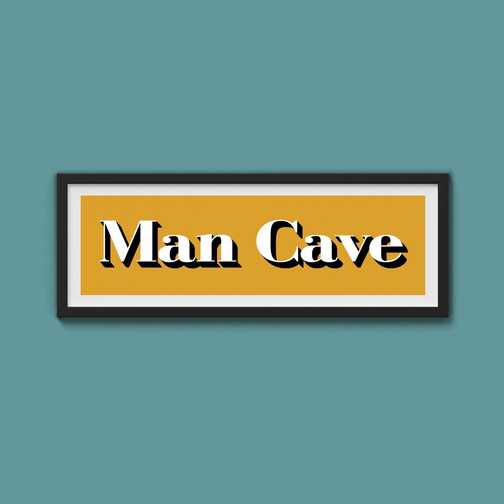 Man Cave Print - Above The Door