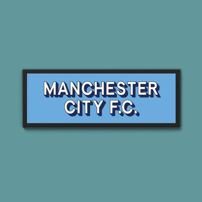 Manchester City FC Framed Print (New Style) - Above The Door