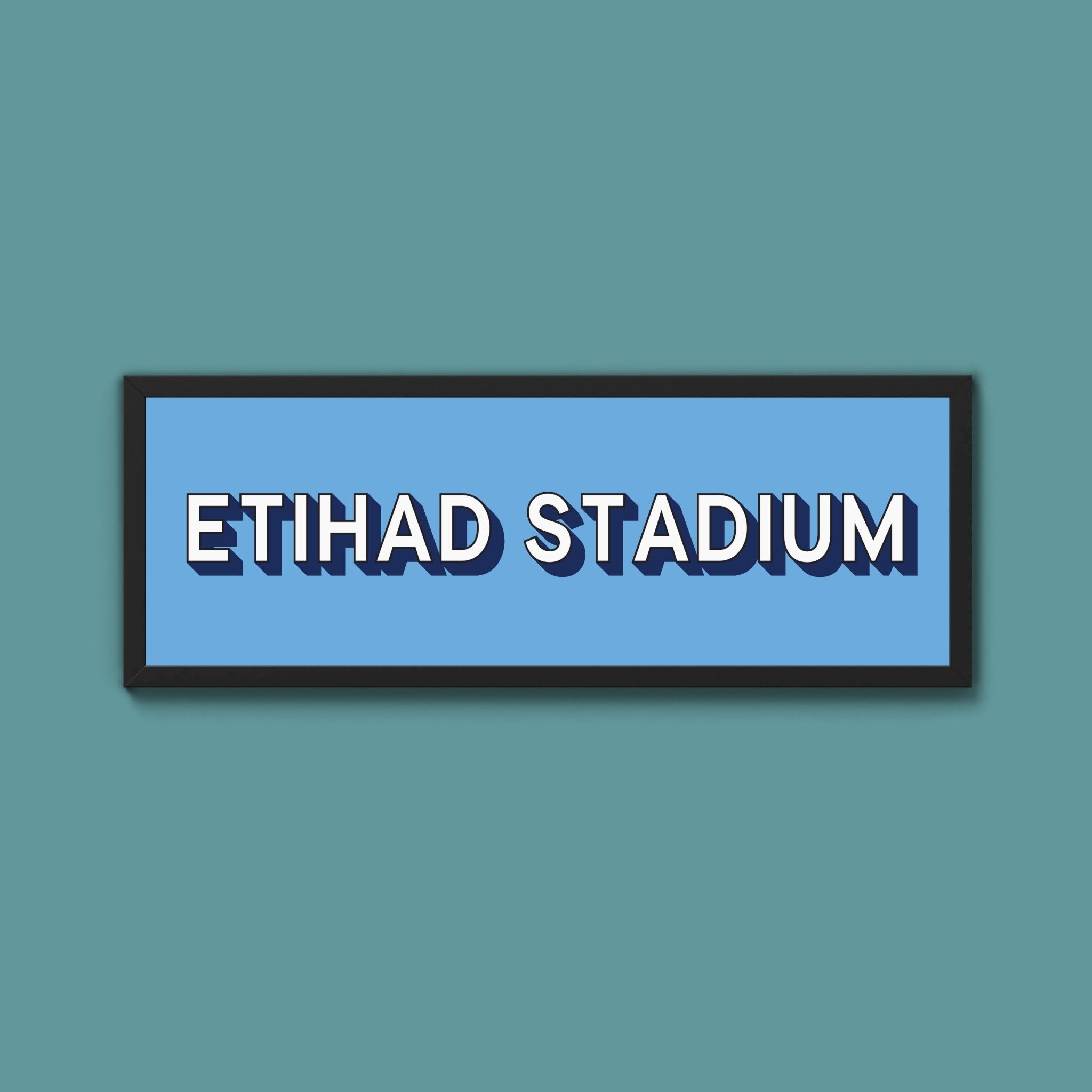 Manchester City FC Framed Print (New Style) - Above The Door