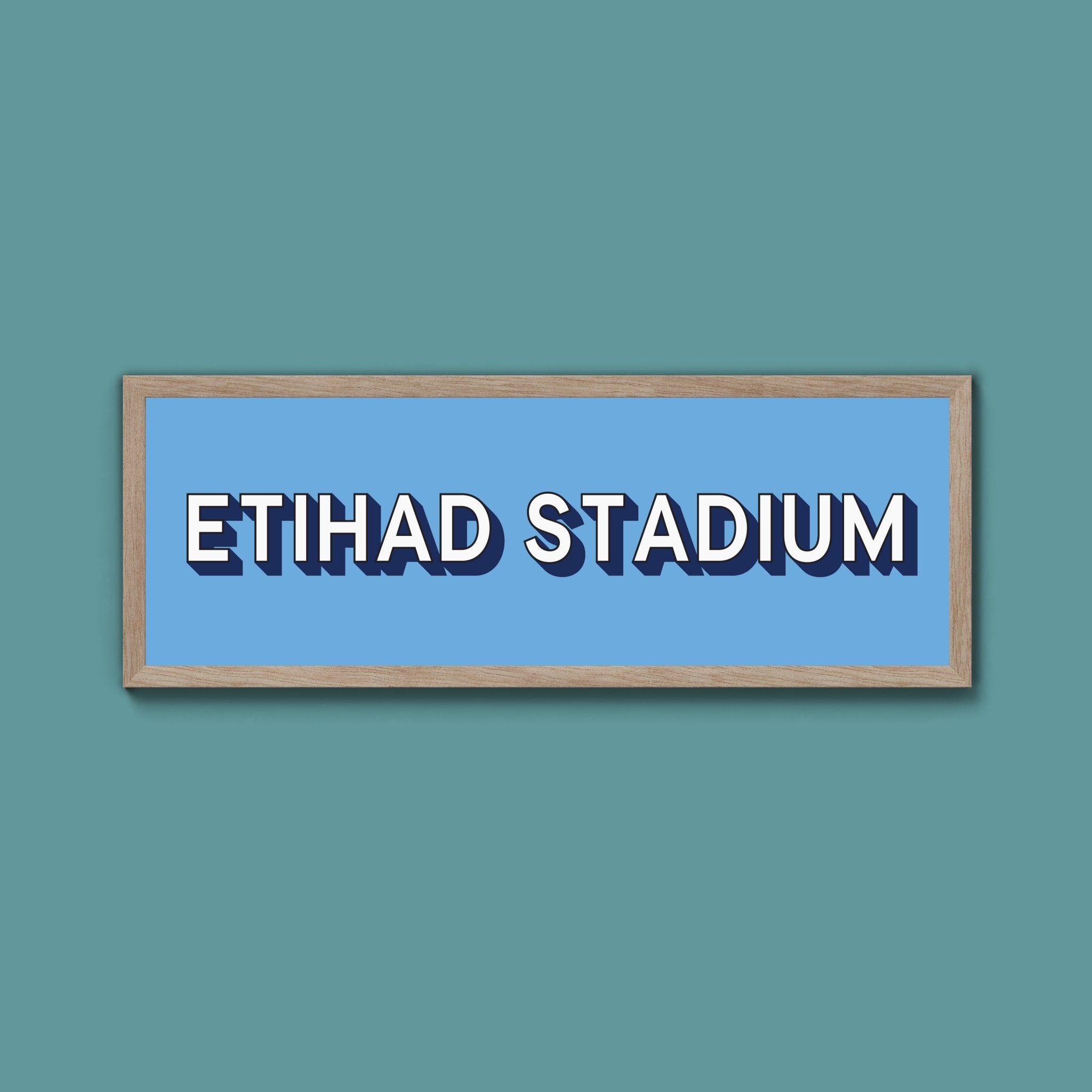 Manchester City FC Framed Print (New Style) - Above The Door
