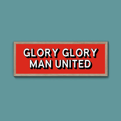 Manchester United FC Framed Print (New Style) - Above The Door