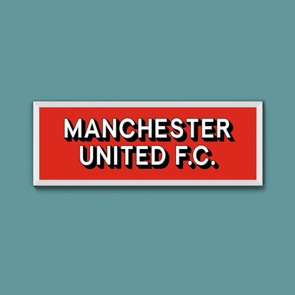 Manchester United FC Framed Print (New Style) - Above The Door