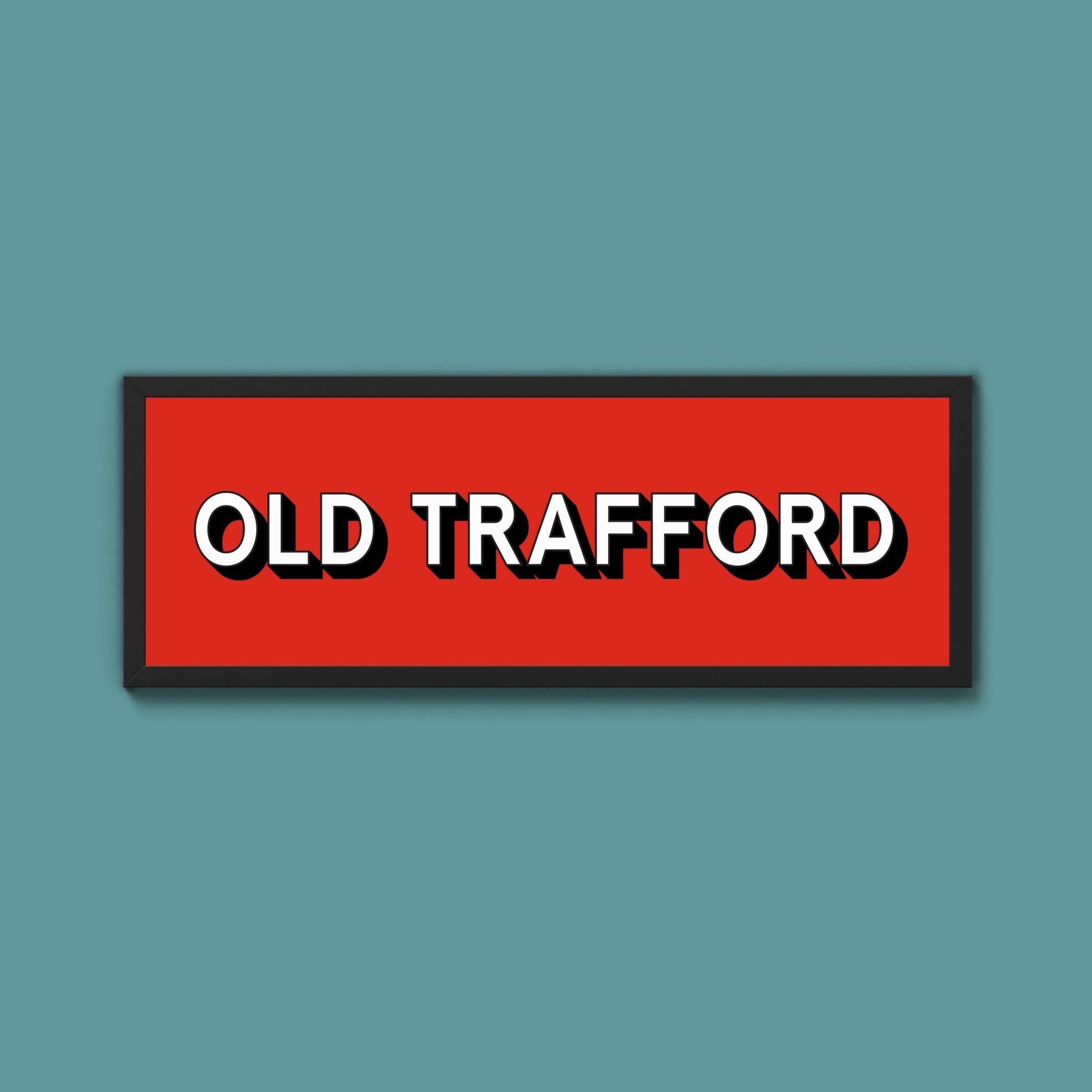 Manchester United FC Framed Print (New Style) - Above The Door